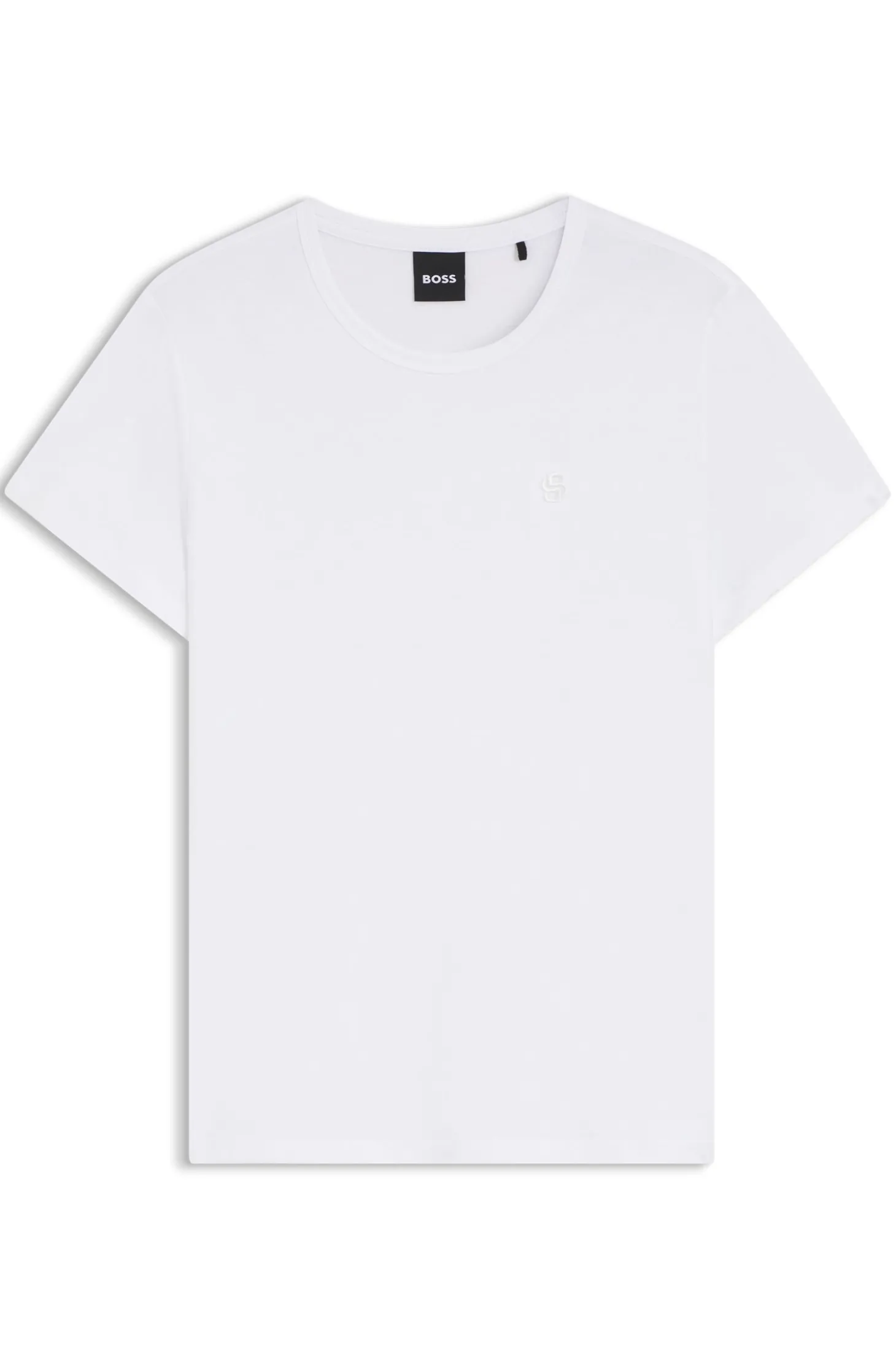 Slim-Fit T-Shirt aus Baumwoll-Jersey mit Double-B-Monogramm