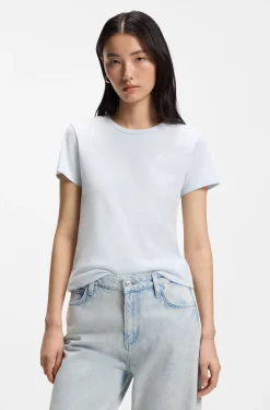 Slim-Fit T-Shirt aus Baumwoll-Jersey mit Double-B-Monogramm