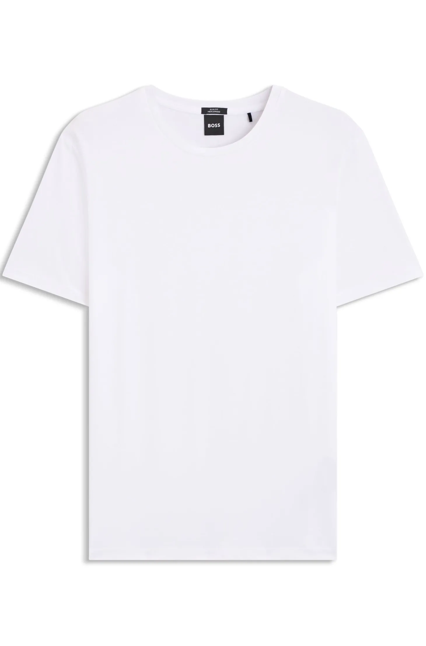 Slim-Fit T-Shirt aus merzerisierter Baumwolle