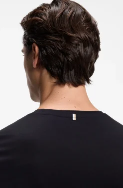 Slim-Fit T-Shirt aus merzerisierter Baumwolle