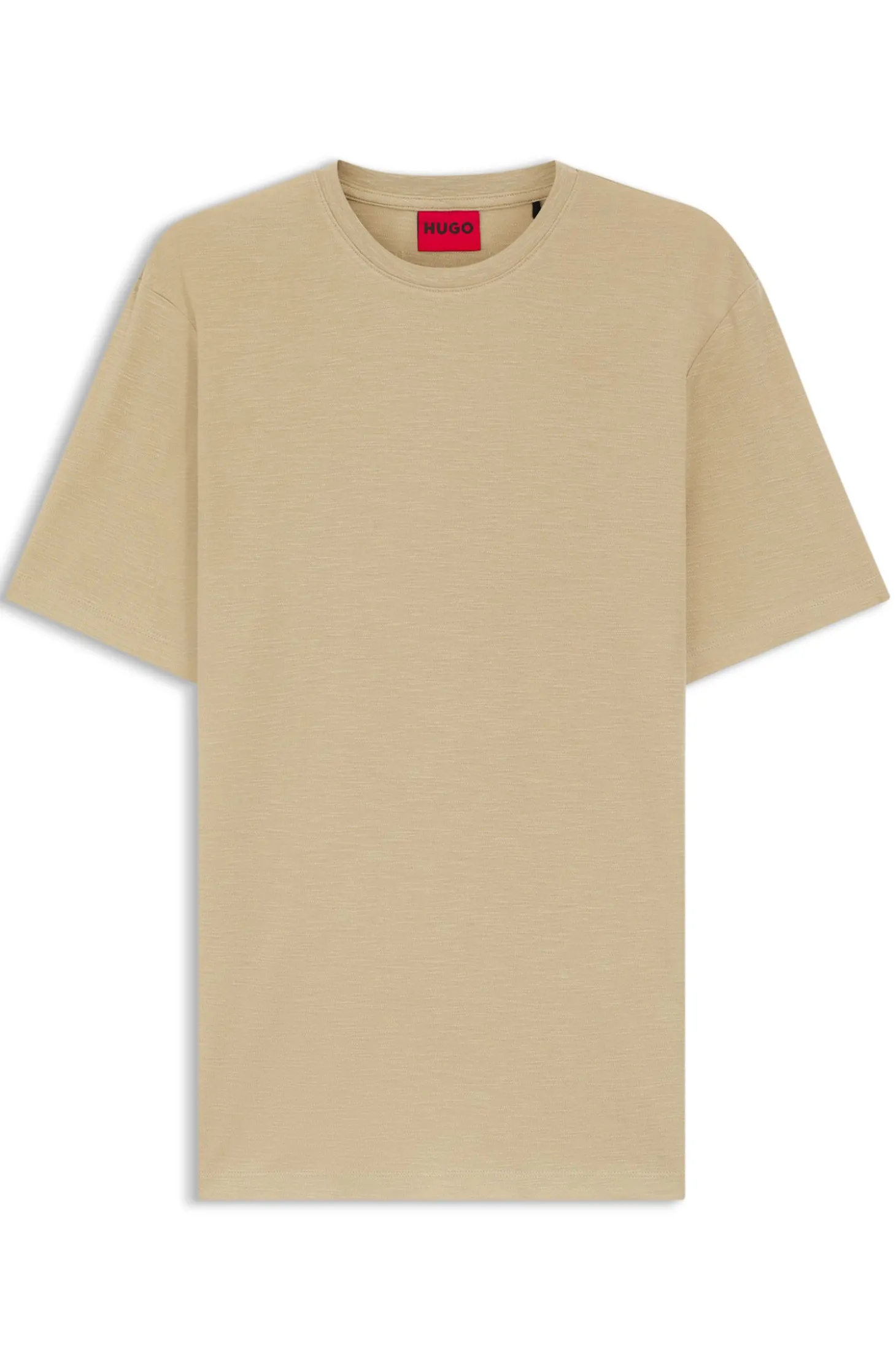 Slim-Fit T-Shirt aus strukturiertem Interlock