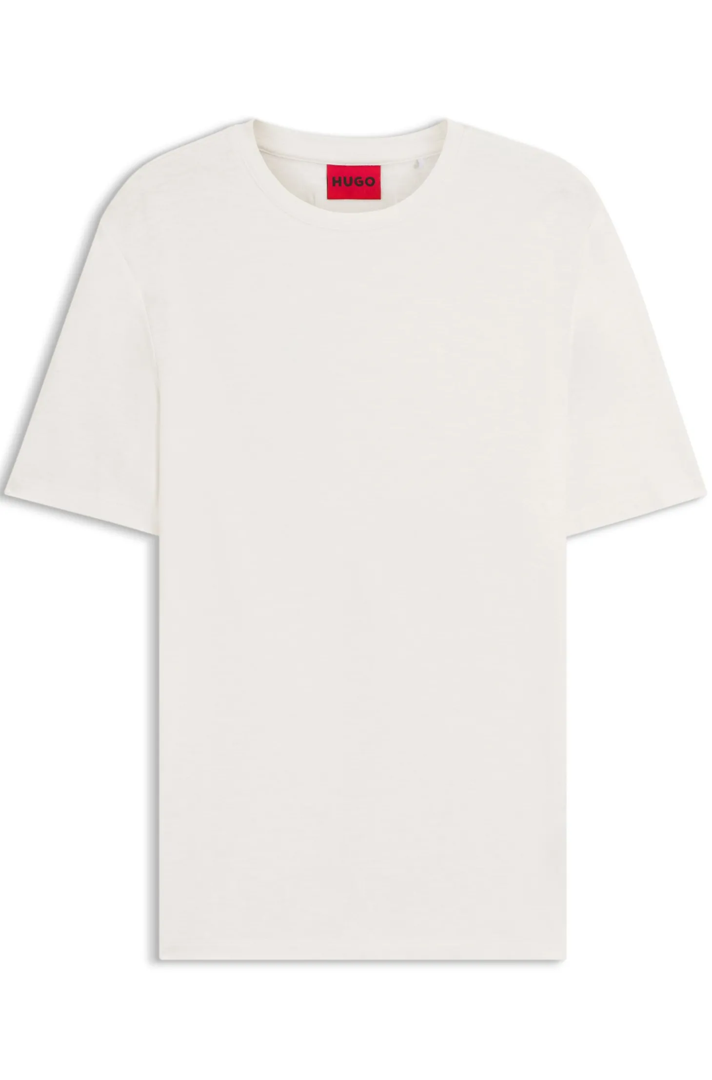 Slim-Fit T-Shirt aus strukturiertem Interlock