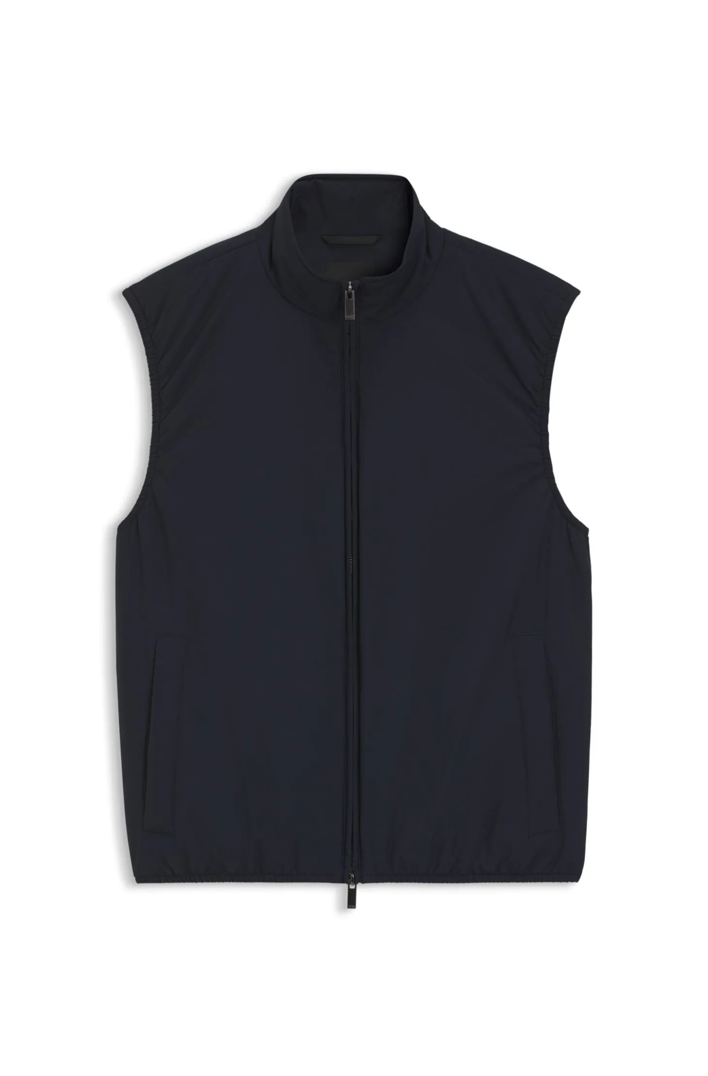 Slim-Fit Weste aus wasserabweisendem Performance-Stretch-Gewebe