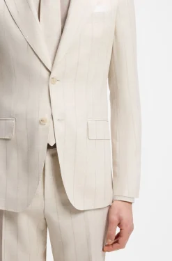 Slim-Fit Zweiteiler aus Baumwolle und Schurwolle