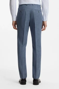 Slim-Fit Zweiteiler aus Baumwolle und Schurwolle