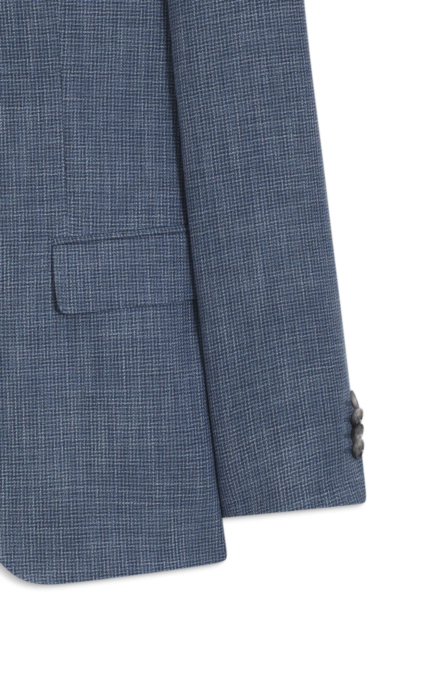 Slim-Fit Zweiteiler aus Baumwolle und Schurwolle