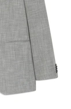 Slim-Fit Zweiteiler aus Baumwoll-Mix mit Schurwolle