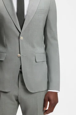 Slim-Fit Zweiteiler aus Schurwolle