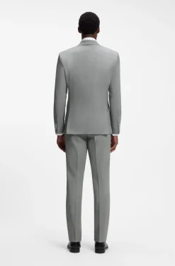 Slim-Fit Zweiteiler aus Schurwolle