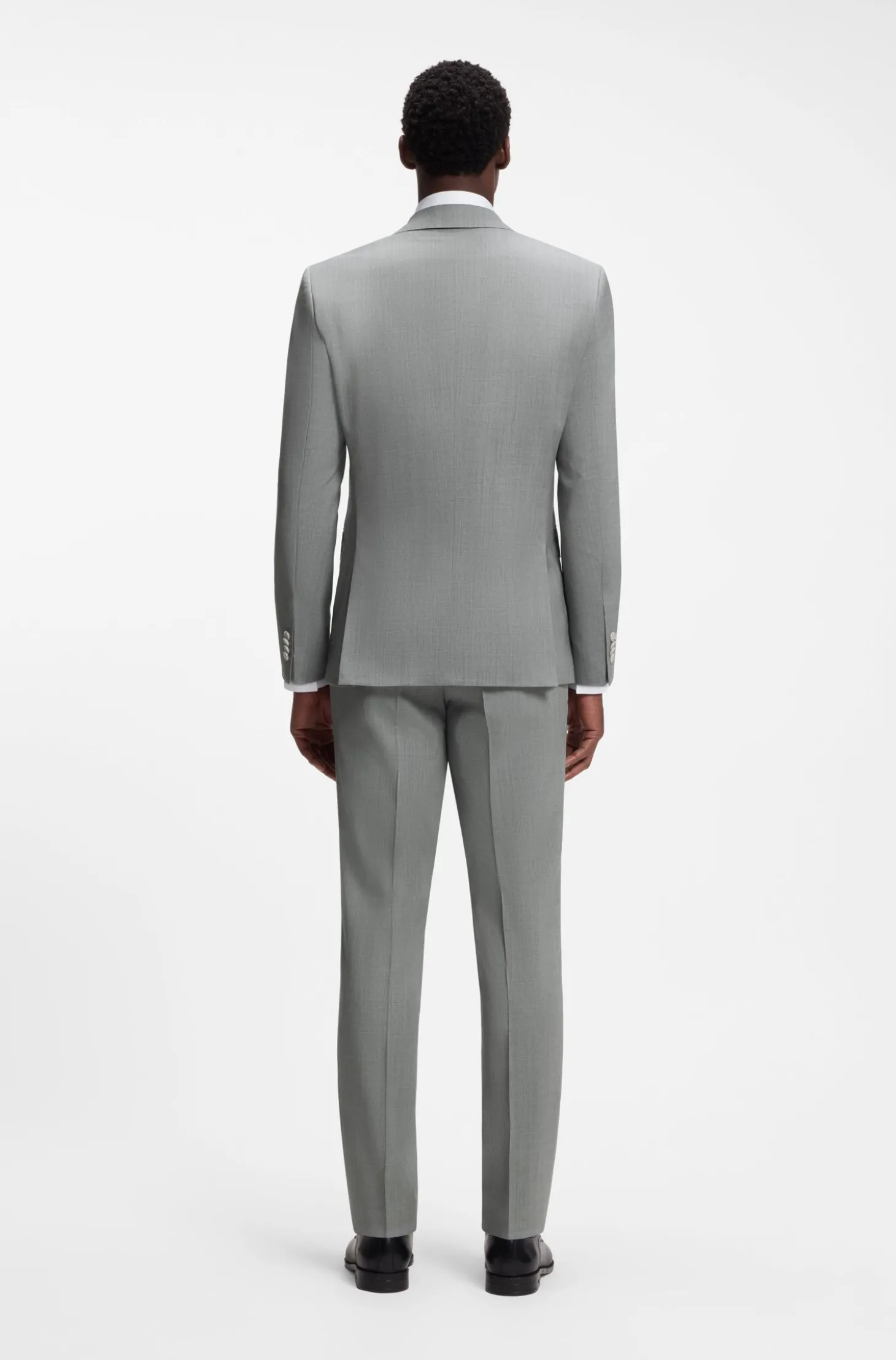 Slim-Fit Zweiteiler aus Schurwolle