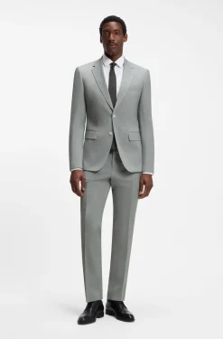Slim-Fit Zweiteiler aus Schurwolle