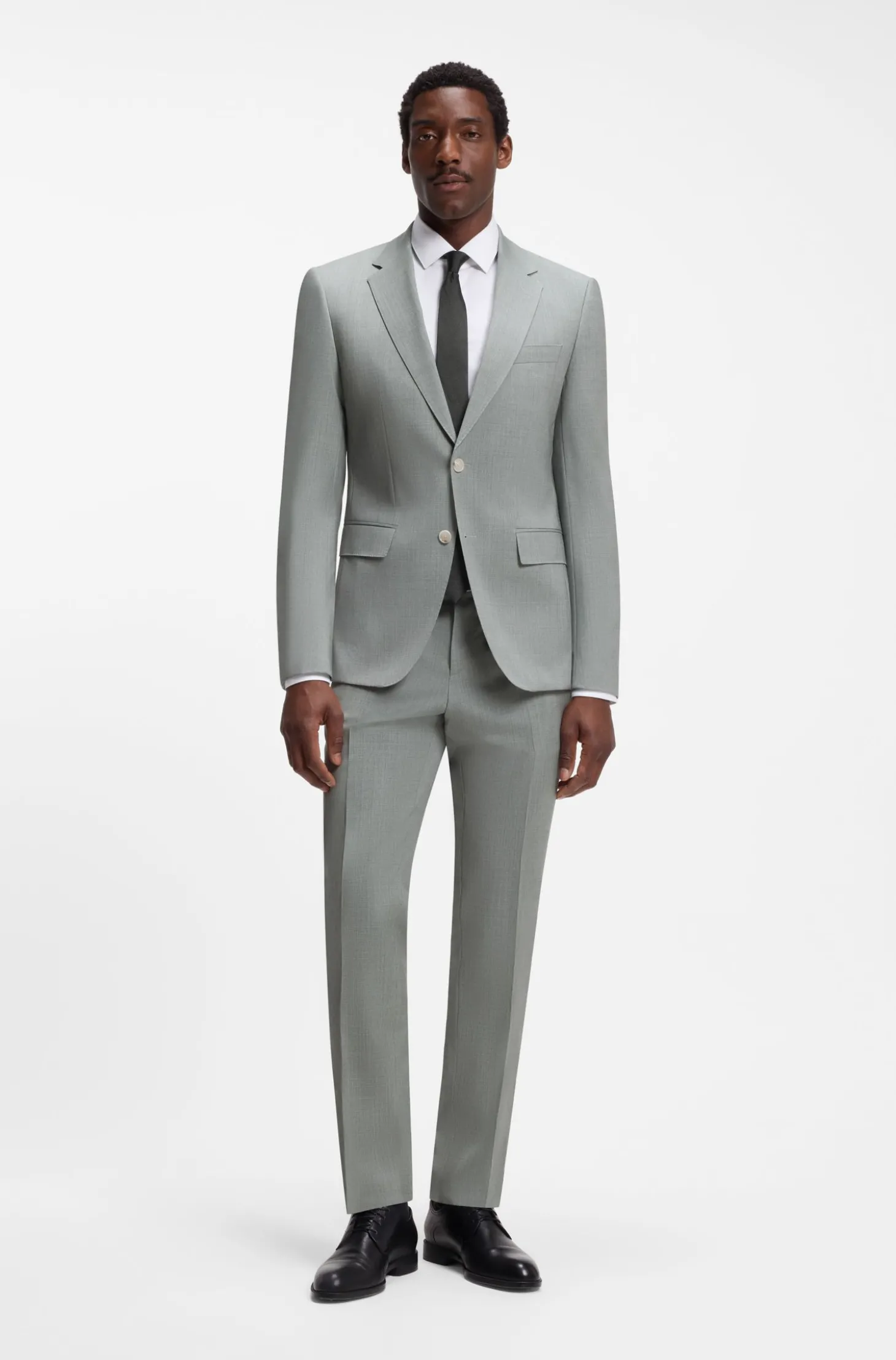 Slim-Fit Zweiteiler aus Schurwolle
