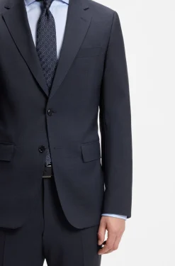 Slim-Fit Zweiteiler aus Schurwolle