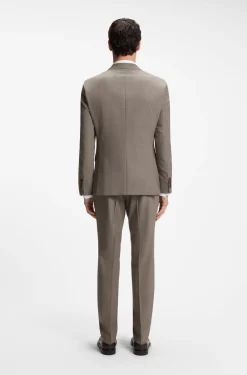 Slim-Fit Zweiteiler aus Schurwolle