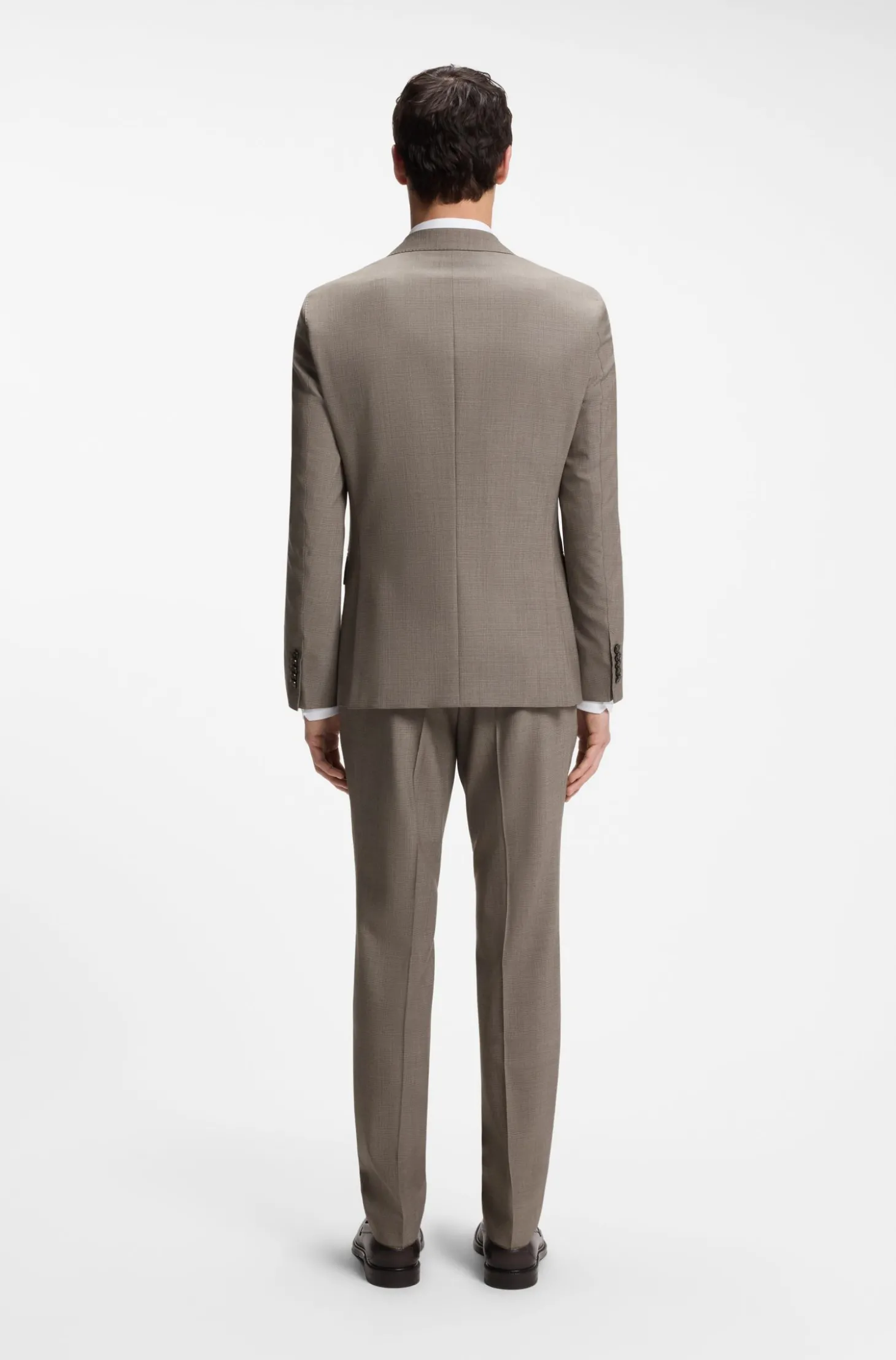 Slim-Fit Zweiteiler aus Schurwolle