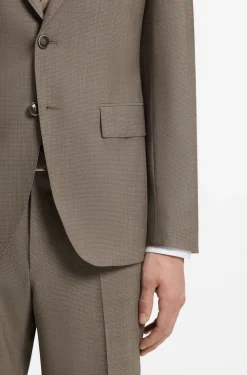 Slim-Fit Zweiteiler aus Schurwolle