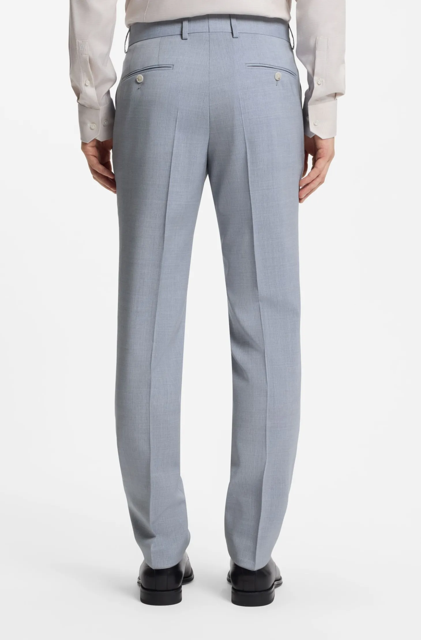Slim-Fit Zweiteiler aus Schurwolle