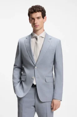 Slim-Fit Zweiteiler aus Schurwolle