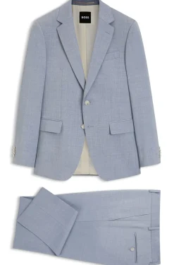 Slim-Fit Zweiteiler aus Schurwolle