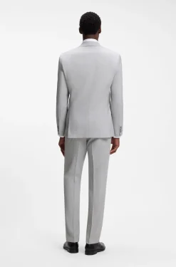 Slim-Fit Zweiteiler aus Schurwolle