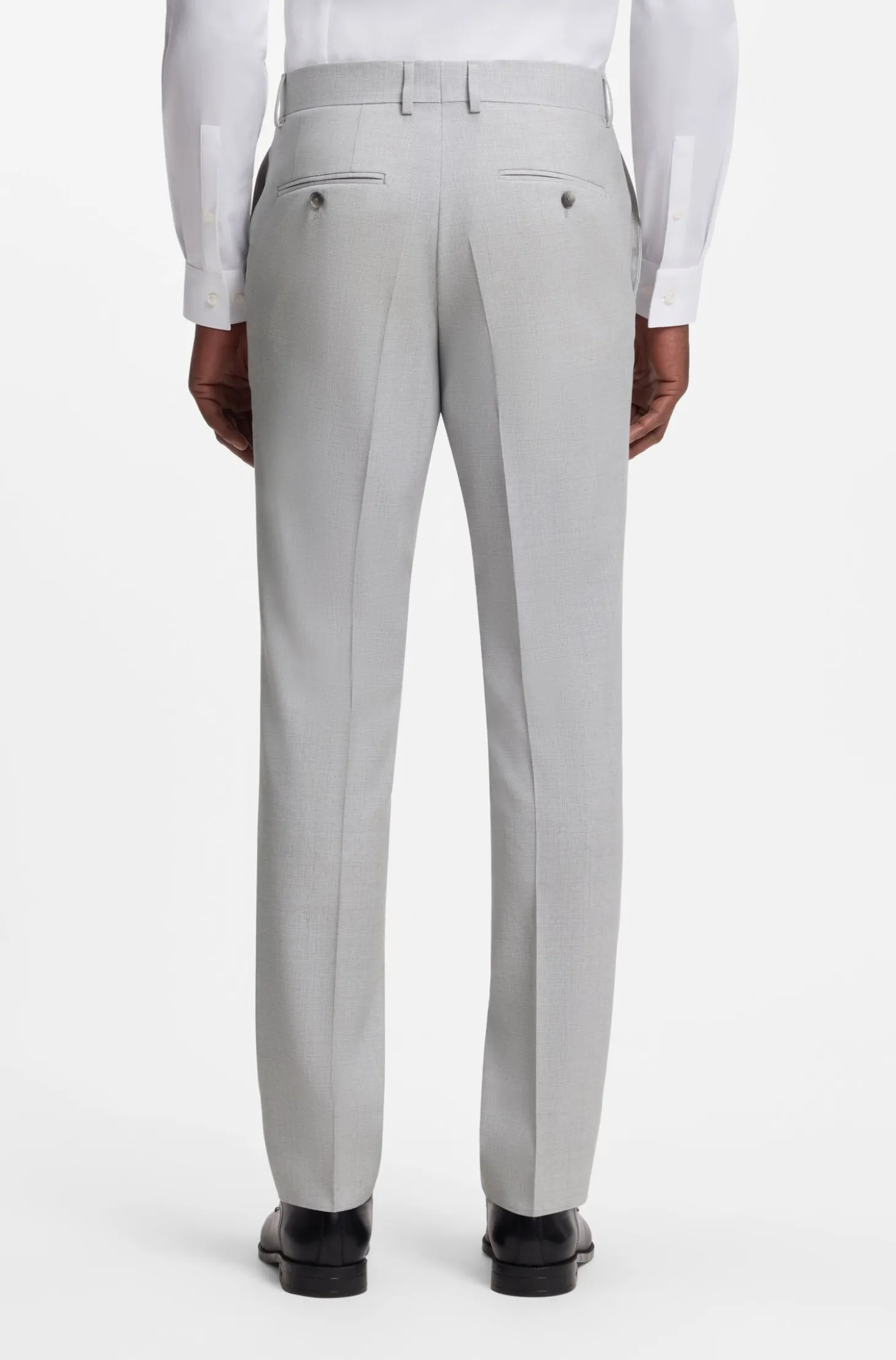 Slim-Fit Zweiteiler aus Schurwolle