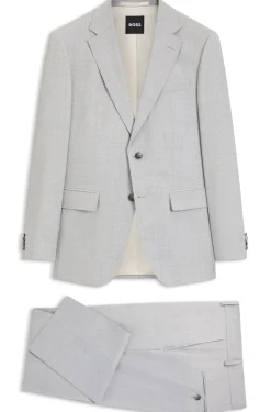 Slim-Fit Zweiteiler aus Schurwolle