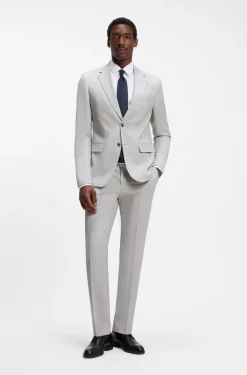 Slim-Fit Zweiteiler aus Schurwolle