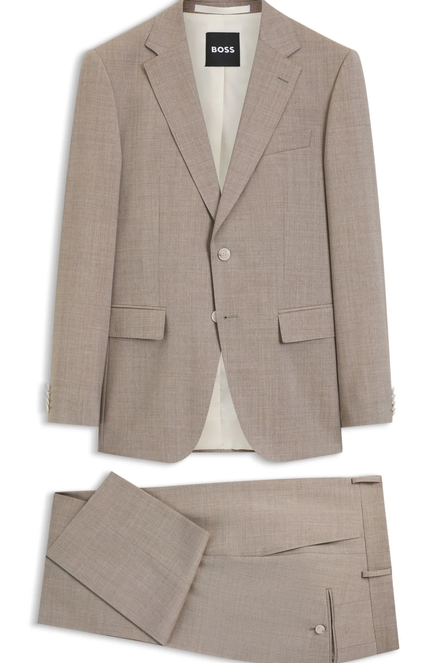 Slim-Fit Zweiteiler aus Schurwolle