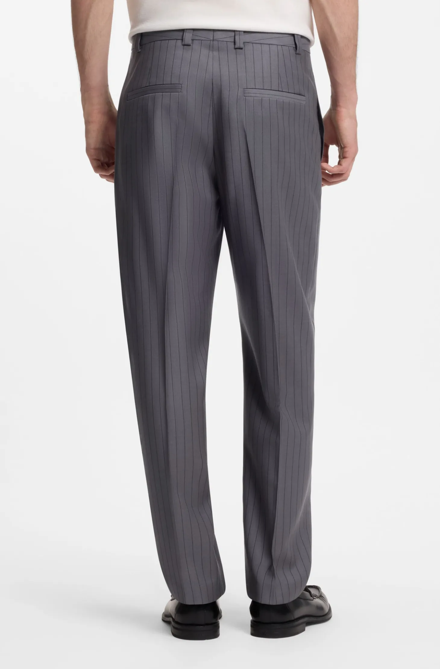 Slim-Fit Zweiteiler aus Schurwolle