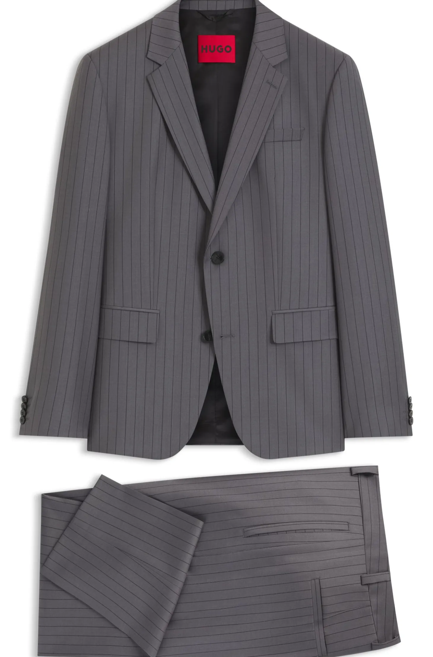 Slim-Fit Zweiteiler aus Schurwolle