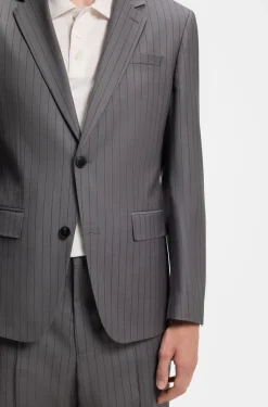 Slim-Fit Zweiteiler aus Schurwolle