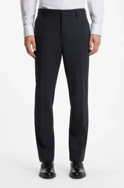 Slim-Fit Zweiteiler aus Stretch-Wolle