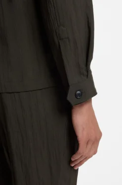 Slim-Fit Zweiteiler aus Woll-Mix mit Seersucker-Struktur