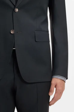Slim-Fit Zweiteiler aus Woll-Mix