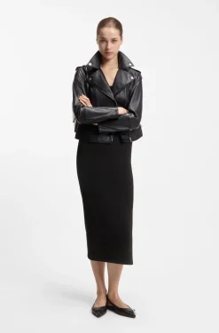 Slingbacks aus Nappaleder mit Schleife