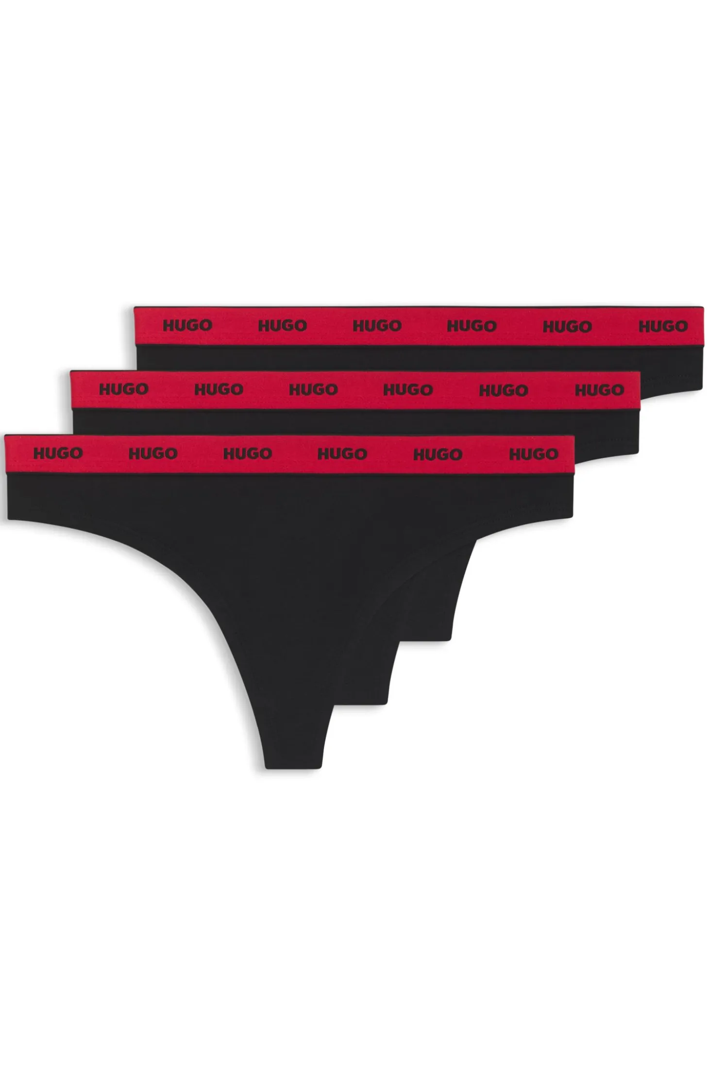 Slip aus Stretch-Baumwolle mit Logo-Bund