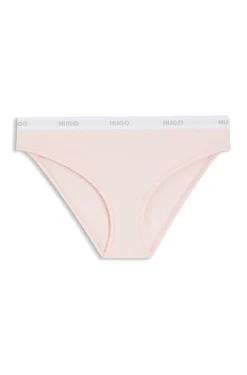 Slips aus Stretch-Baumwolle mit wiederholtem Logo