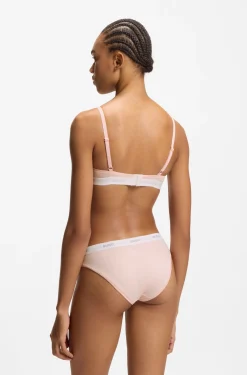 Slips aus Stretch-Baumwolle mit wiederholtem Logo