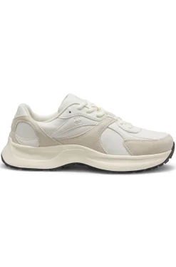 Sneakers aus Canvas, Leder und Veloursleder