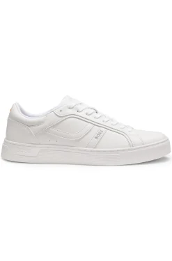 Sneakers aus Kunst-Nappaleder mit Logo