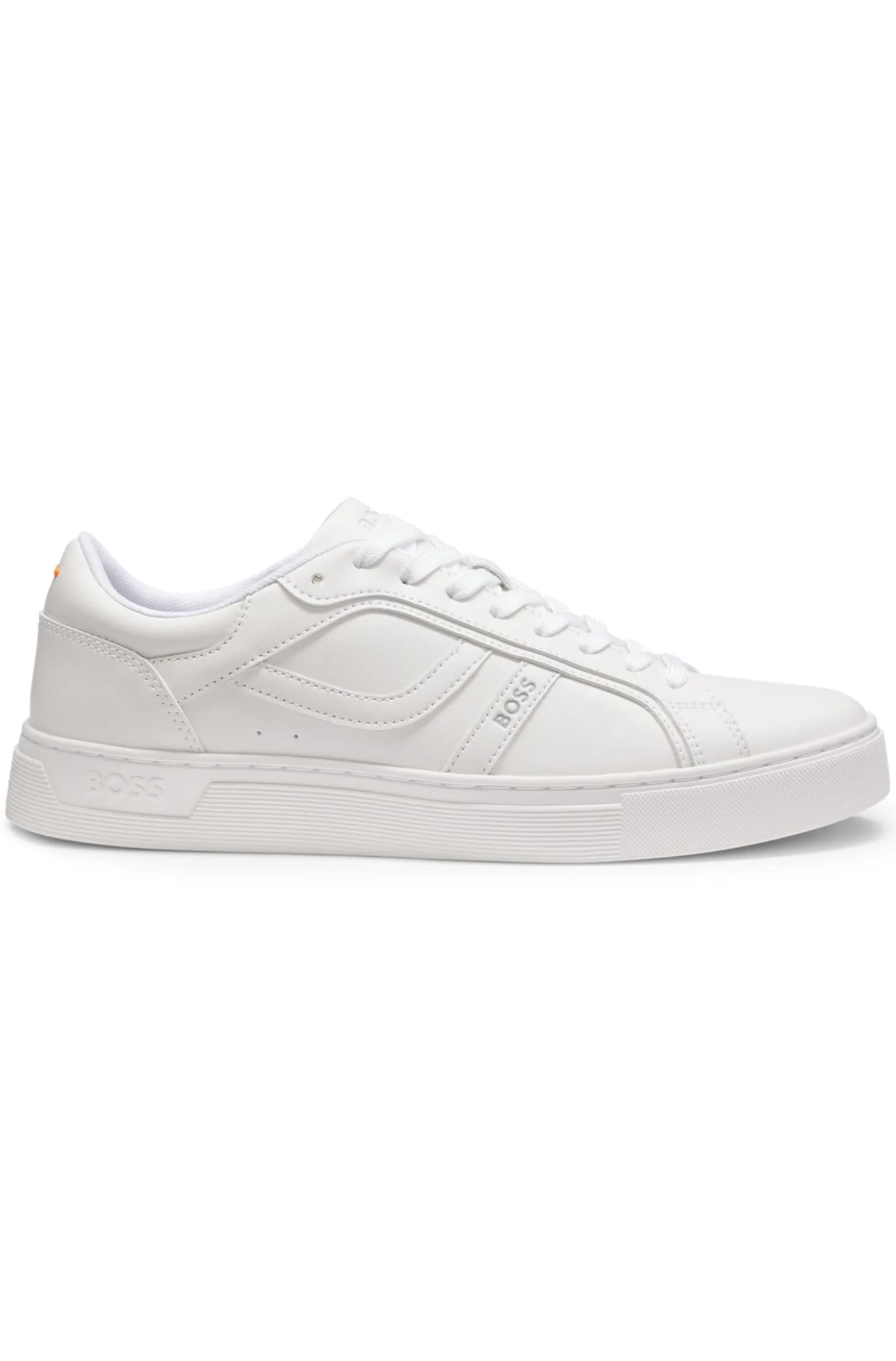 Sneakers aus Kunst-Nappaleder mit Logo