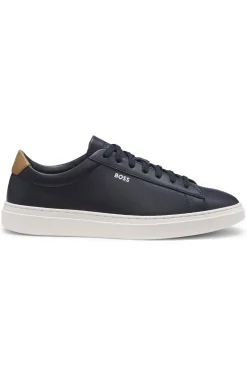 Sneakers aus Leder mit Cupsohle und gesticktem Signature-Streifen