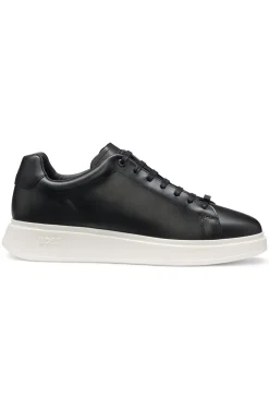 Sneakers aus Leder mit Gummisohlen
