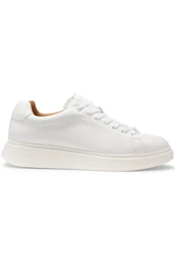 Sneakers aus Leder mit Gummisohlen