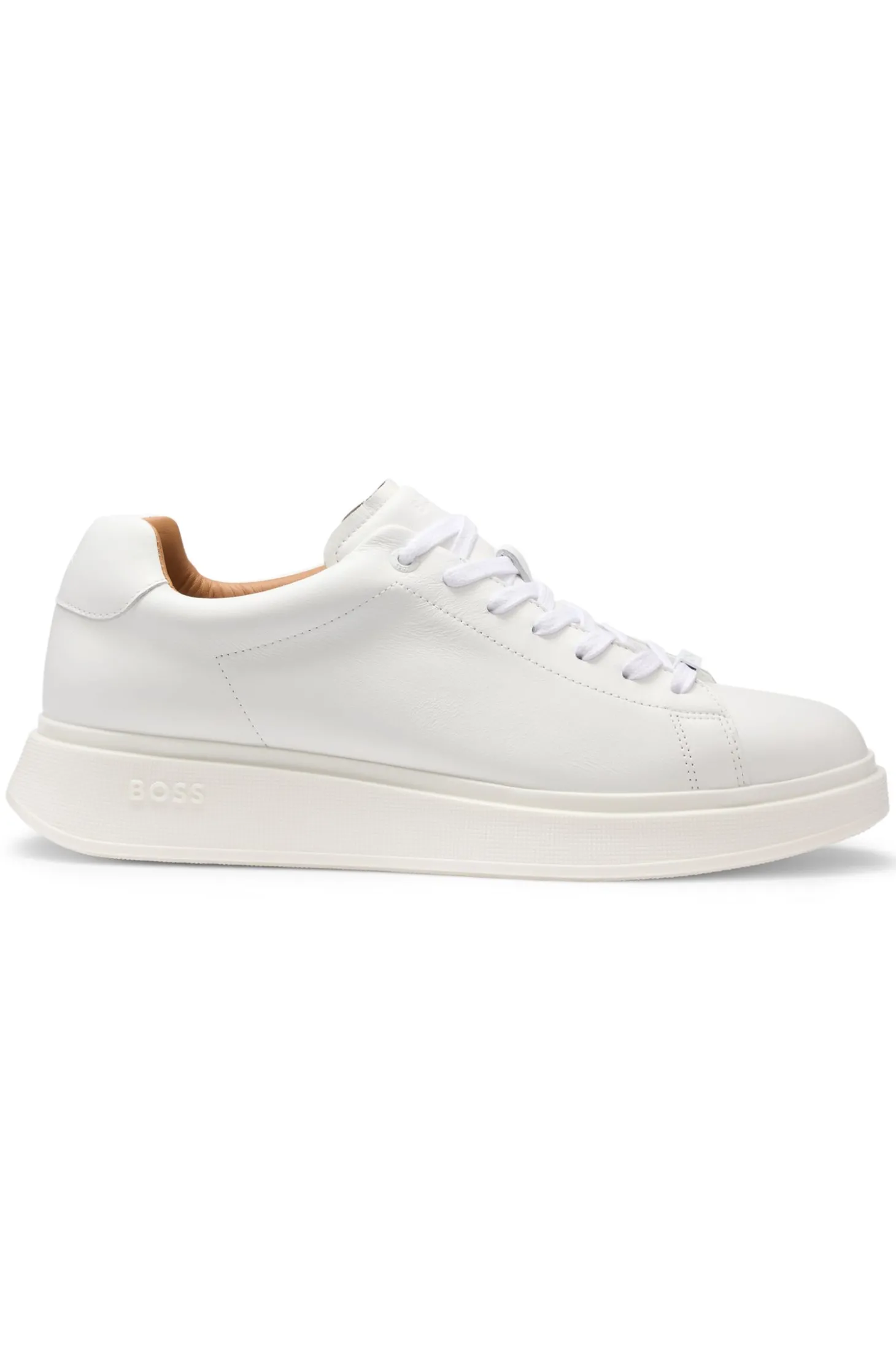 Sneakers aus Leder mit Gummisohlen