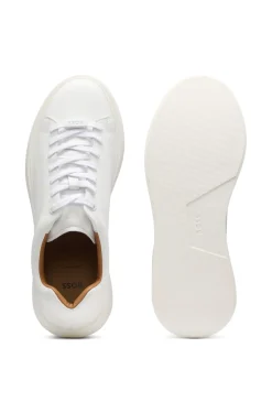Sneakers aus Leder mit Gummisohlen