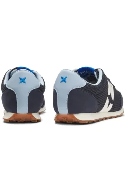 Sneakers aus Mesh mit Details aus Veloursleder-Imitat