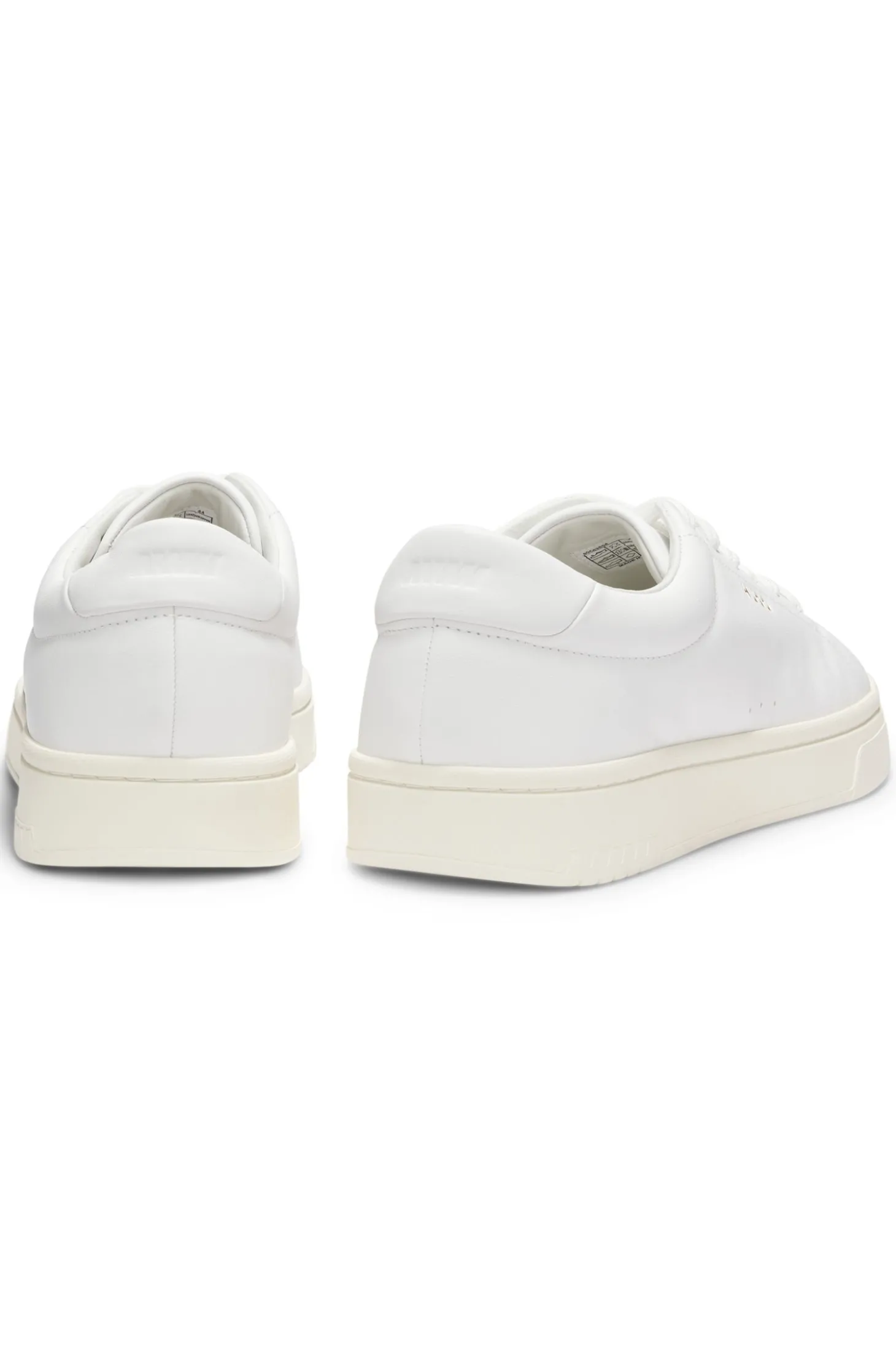 Sneakers aus Nappaleder mit goldfarbenem Logo