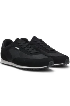 Sneakers aus Ripstop mit Schnürung und EVA-Gummisohle