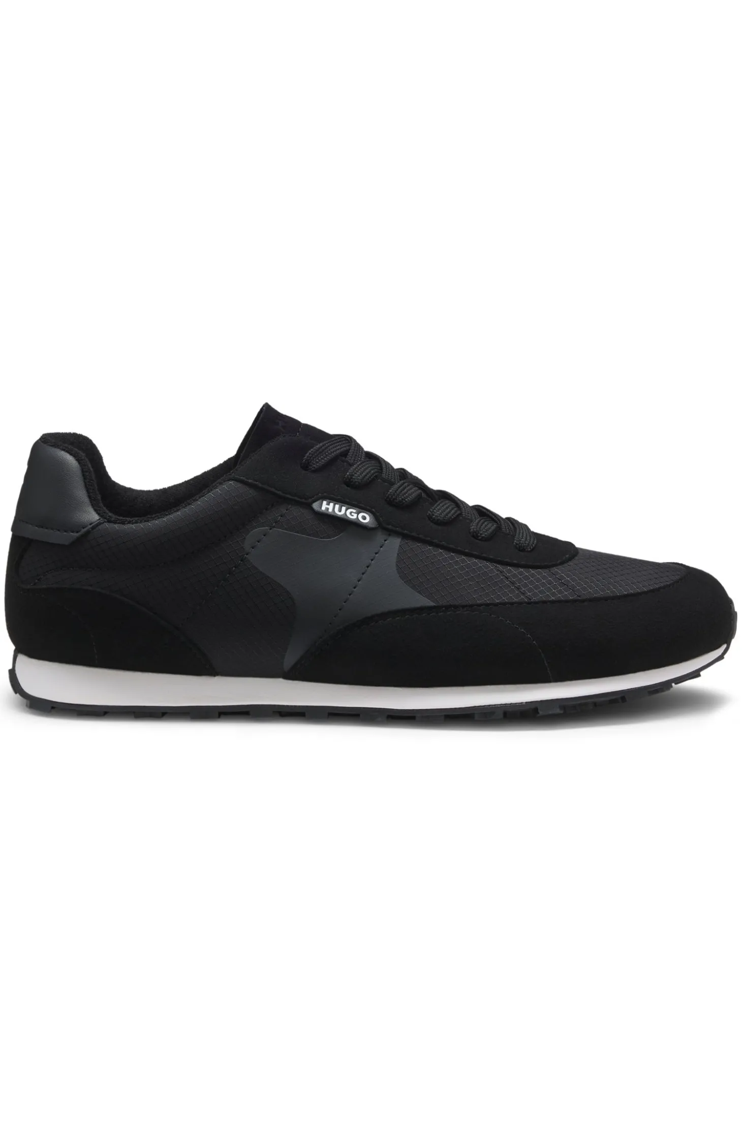 Sneakers aus Ripstop mit Schnürung und EVA-Gummisohle